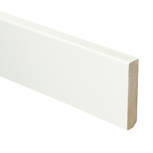 MDF Moderne plint 55x12 voorgelakt RAL9016